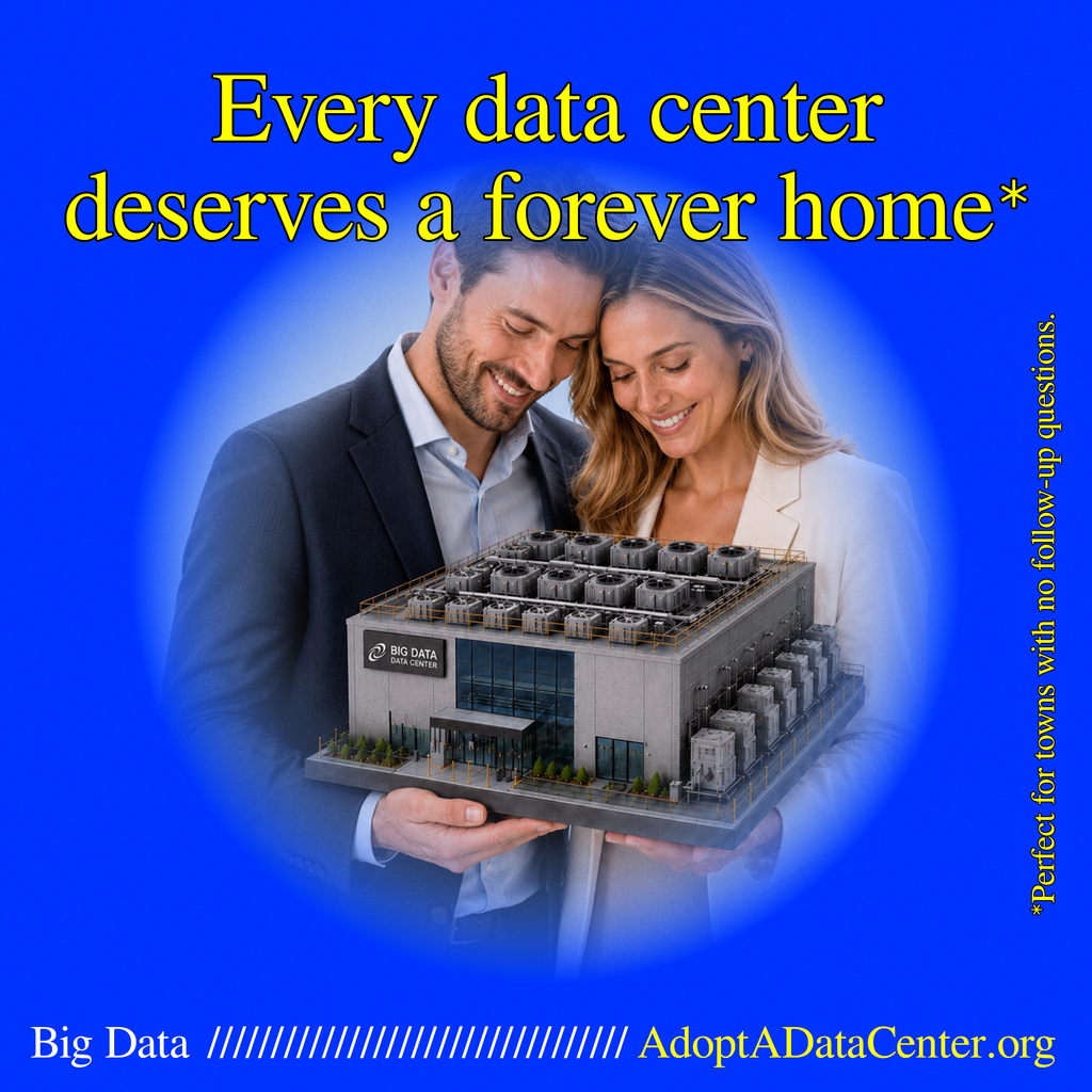 "Adopt A Data Center" Sticker Pack