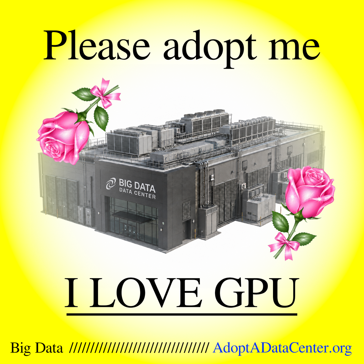 "Adopt A Data Center" Sticker Pack