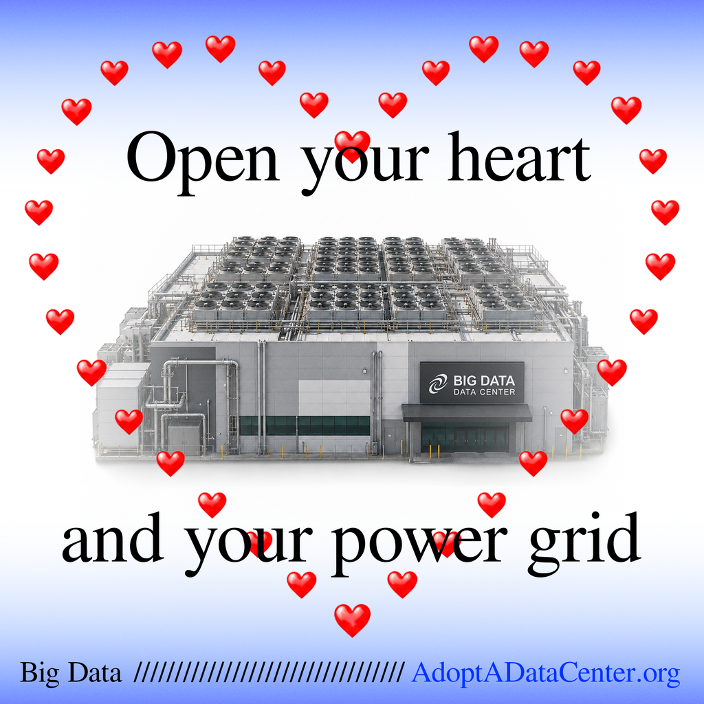 "Adopt A Data Center" Sticker Pack