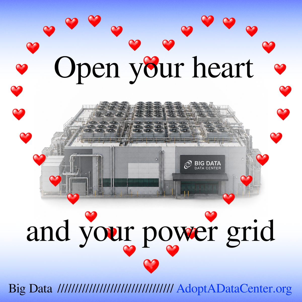 "Adopt A Data Center" Sticker Pack