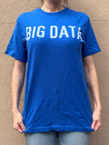 "BIG DATA" Blue Short-Sleeve T-Shirt