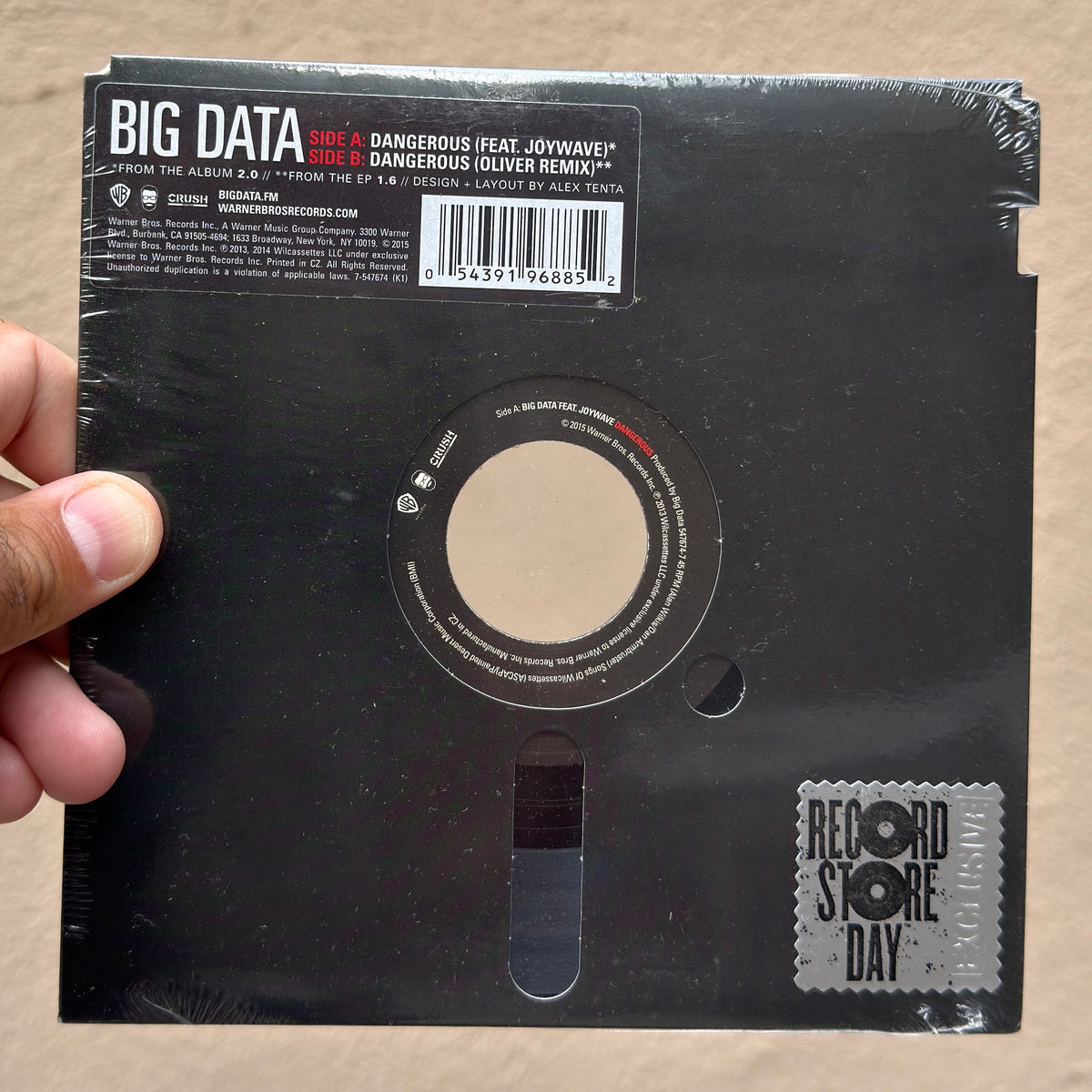 "Dangerous" Floppy Disk - Limited Edition RSD 7" Vinyl